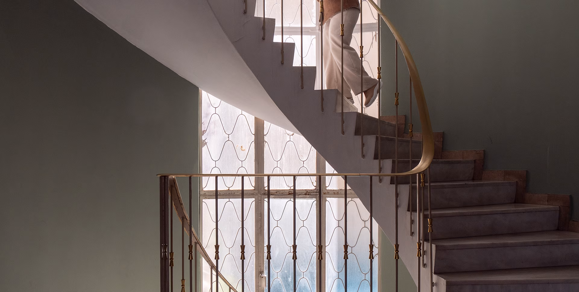 Athens Dental Care — Clinic entrance staircase